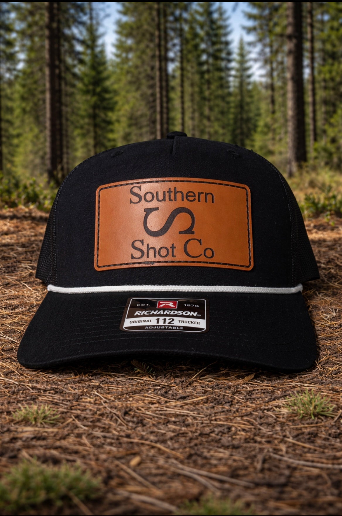 Black Richardson 112 With Leather Patch