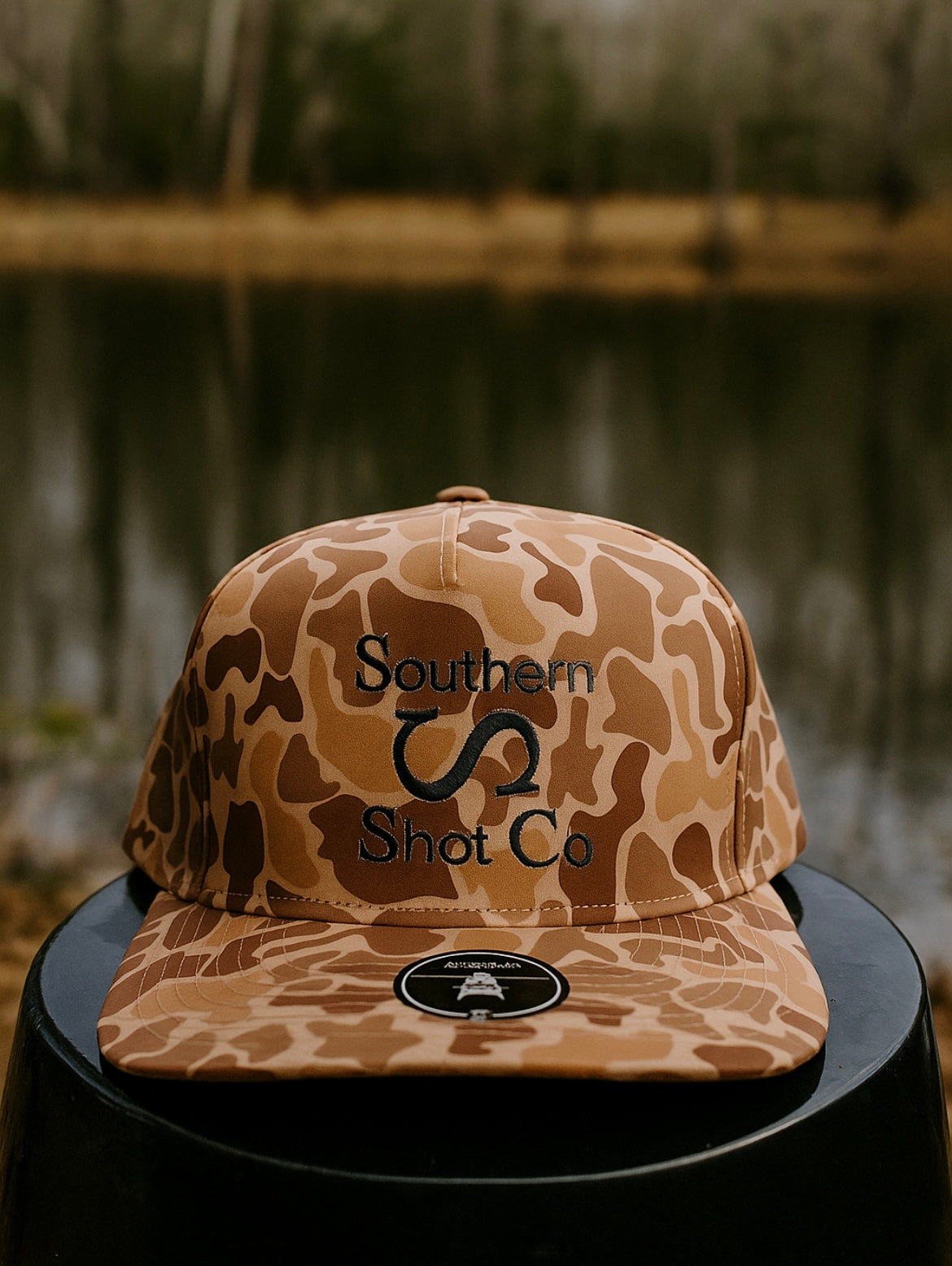 Old School Brown Camo Hat